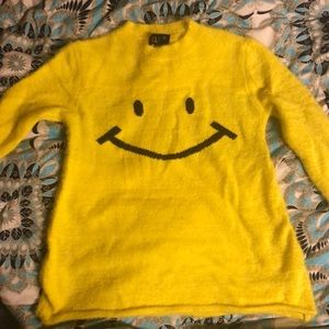 Doll’s Kill dELiA*s Smiley Face Eyelash Sweater